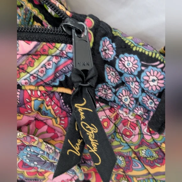 Vera Bradley Symphony in Hue Quilted Floral Paisley Backpack Bag Purse - Picture 6 of 12